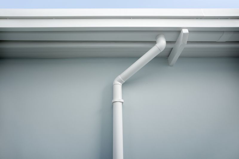 Gutter System with Downspouts