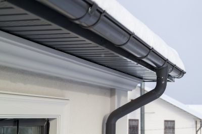 Gutter System on a Commercial Building