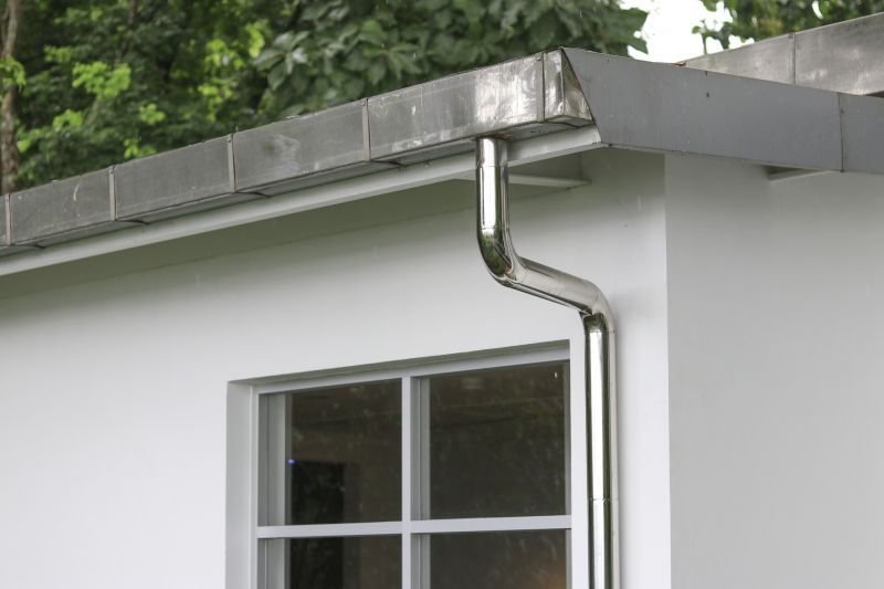 Steel Rain Gutter Installation